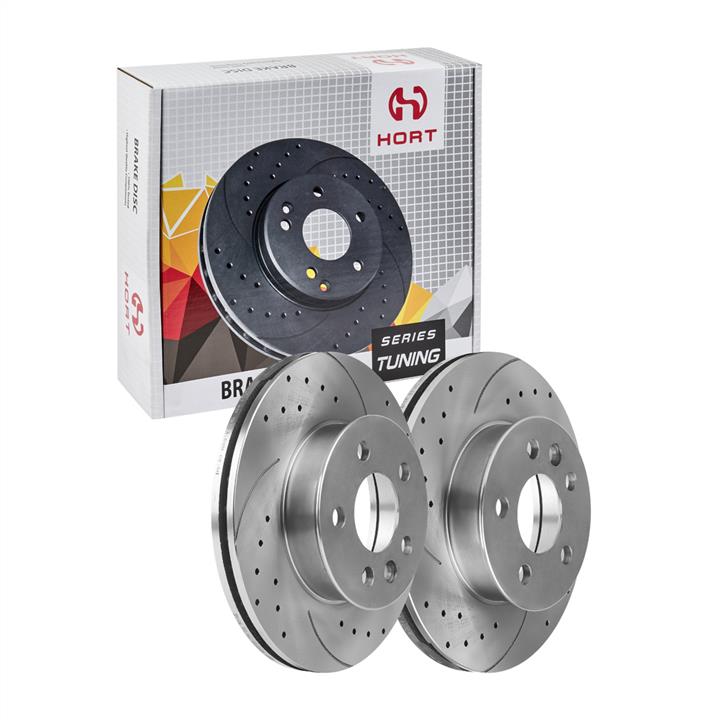 Hort HD8548 Front brake disc ventilated HD8548