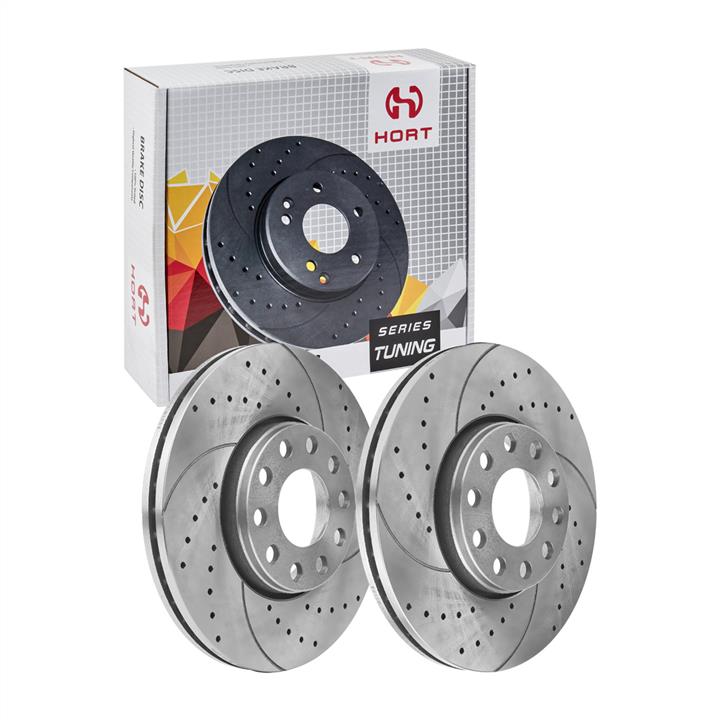 Hort HD8544 Front brake disc ventilated HD8544