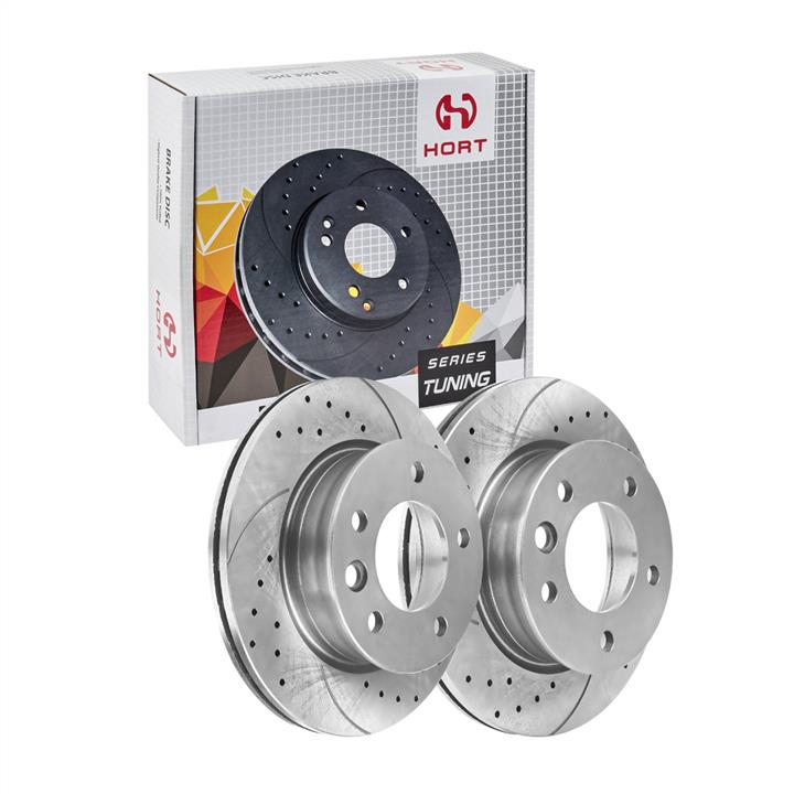 Hort HD8540 Front brake disc ventilated HD8540