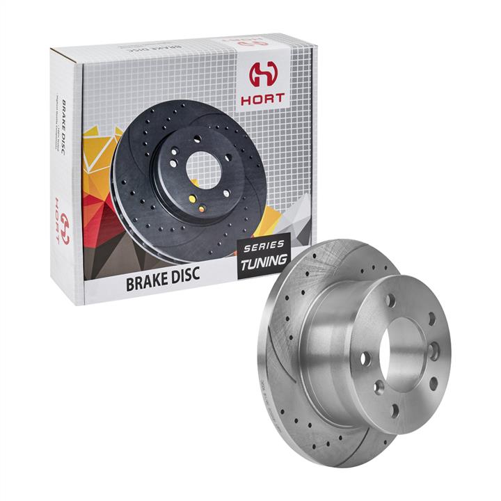 Hort HD8528L Rear brake disc, non-ventilated HD8528L