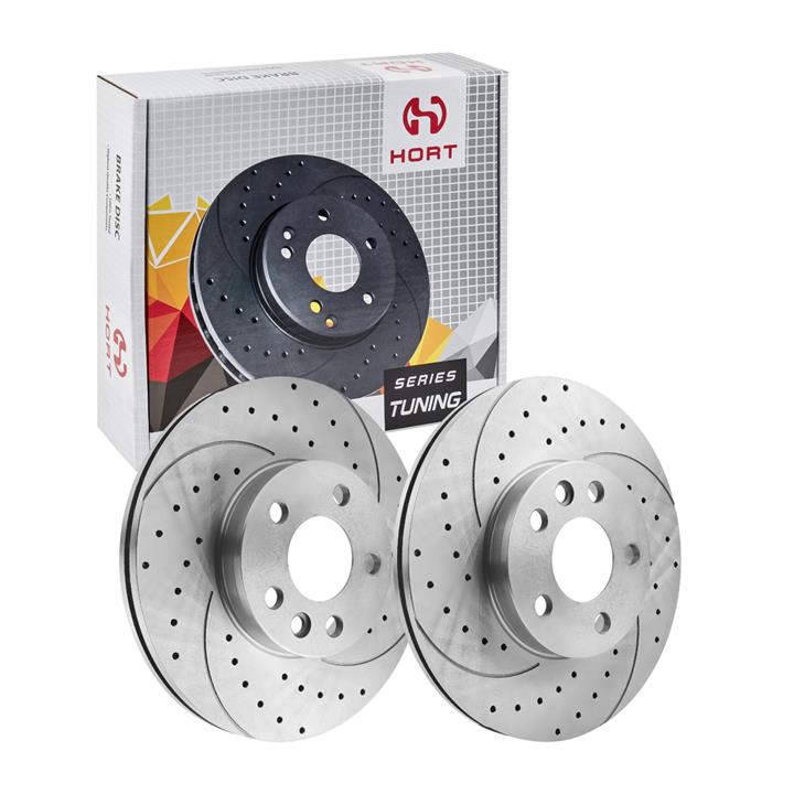 Hort HD8527 Front brake disc ventilated HD8527