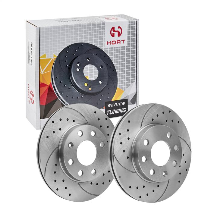 Hort HD8523 Front brake disc ventilated HD8523