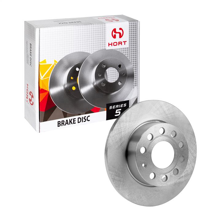Hort HD8299 Rear brake disc, non-ventilated HD8299