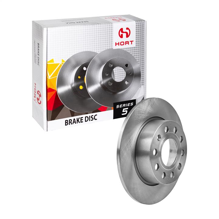 Hort HD8295 Rear brake disc, non-ventilated HD8295