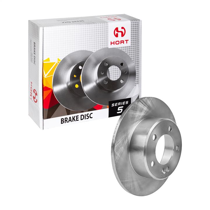 Hort HD8279 Rear brake disc, non-ventilated HD8279