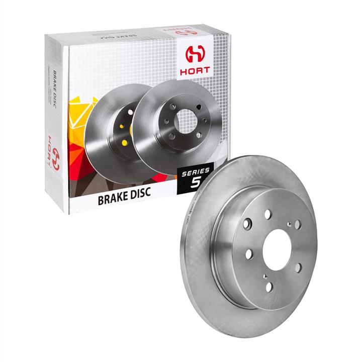 Hort HD8232 Rear brake disc, non-ventilated HD8232