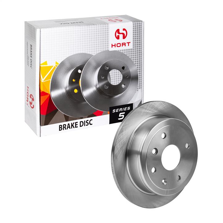 Hort HD8230 Rear brake disc, non-ventilated HD8230