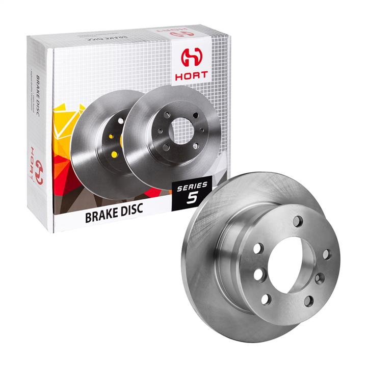 Hort HD8228 Rear brake disc, non-ventilated HD8228