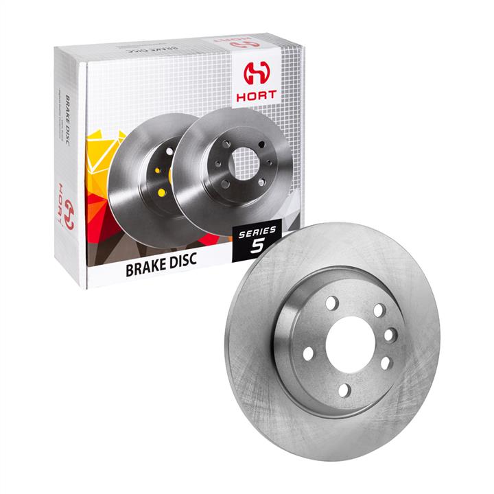 Hort HD8226 Rear brake disc, non-ventilated HD8226