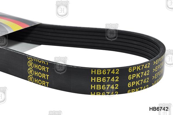 Hort HB6742 V-Ribbed Belt HB6742