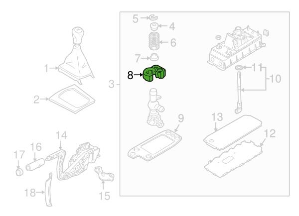 VAG Ball socket for shift lever – price 50 PLN