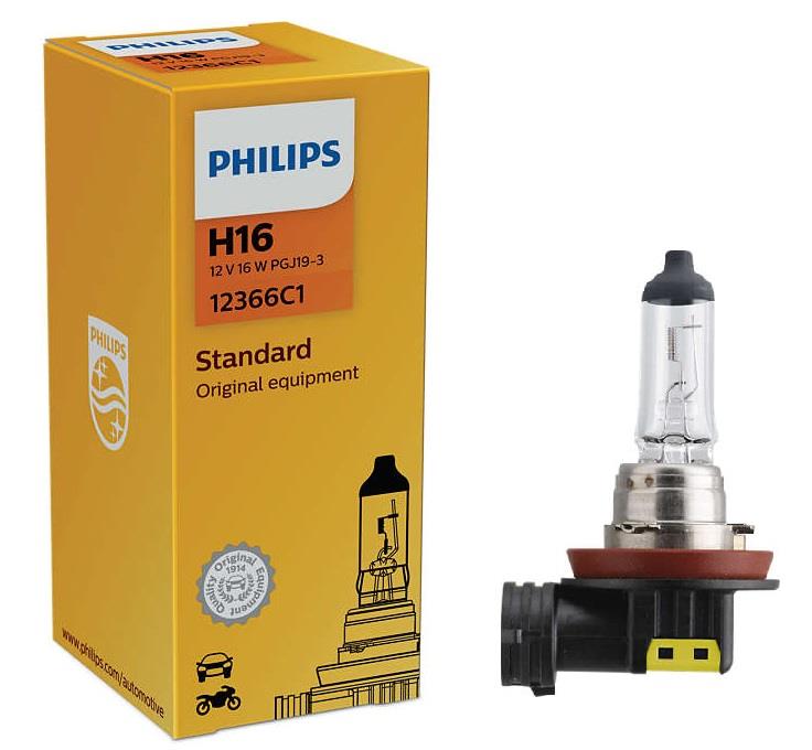 Philips 12366C1 Halogen lamp Philips Standard 12V H16 19W 12366C1