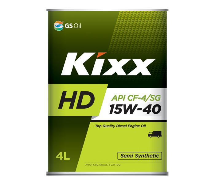 Kixx GS113034 Motor oil КІХХ HD CF-4/SG 15W-40, 4 l GS113034