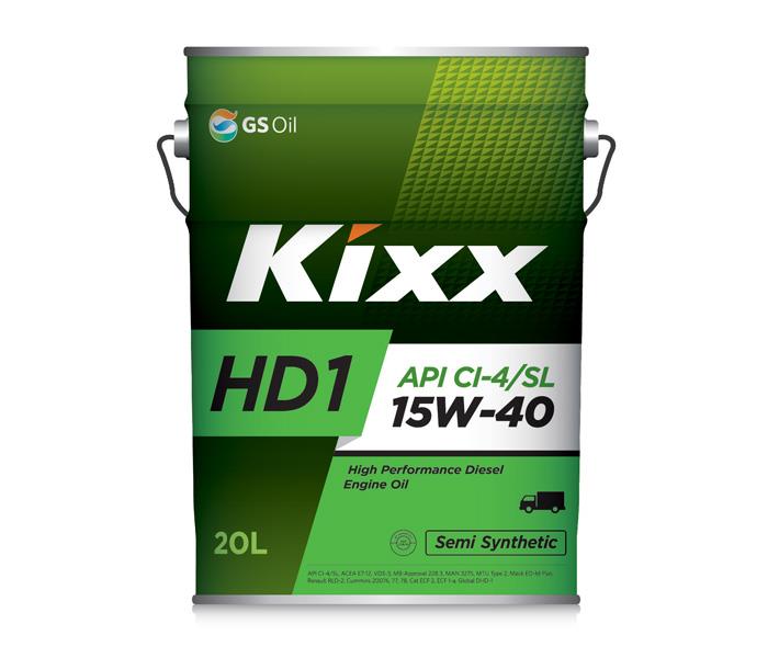 Kixx GS117029 Engine oil КІХХ HD1 CI-4/SL 15W-40, 20 l GS117029