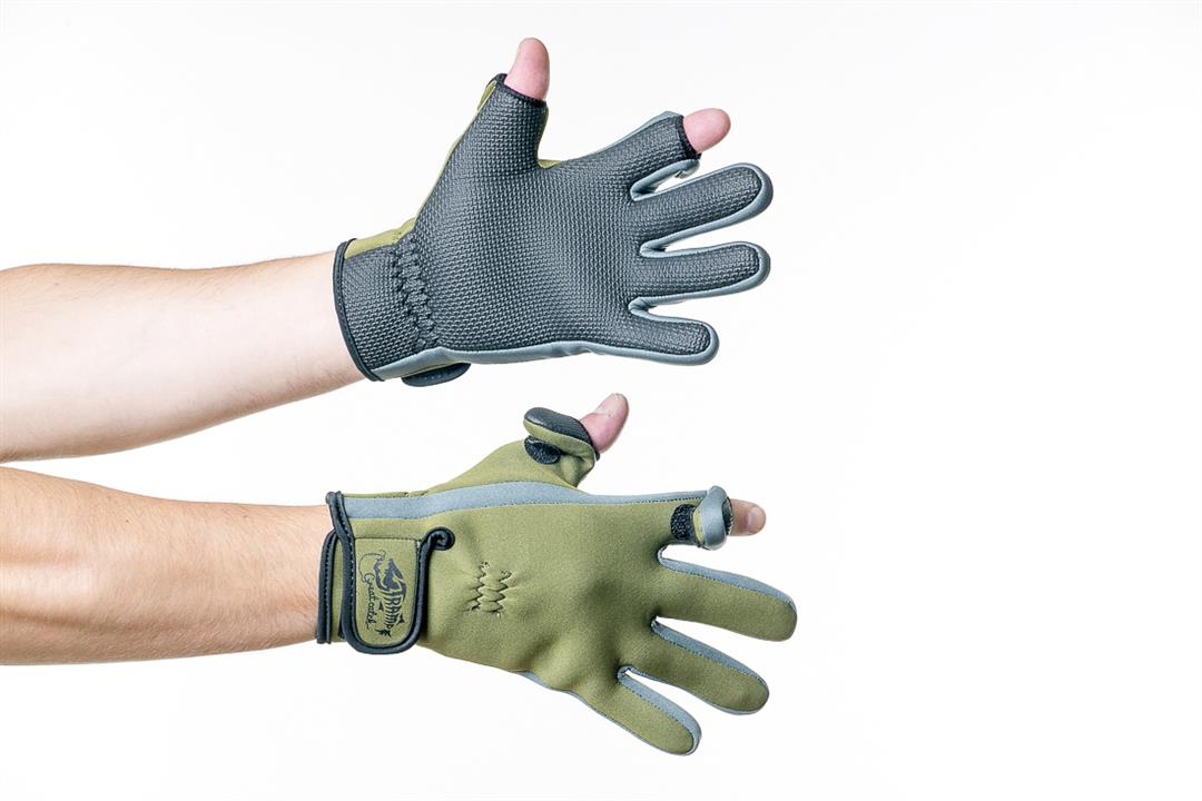 Waterproof green gloves, L Tramp TRGB-002-L