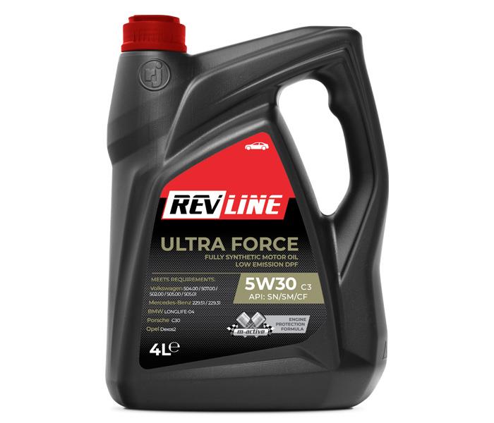 Revline RV1131569 Engine oil Revline Ultra Force C3 5W-30, 4L RV1131569