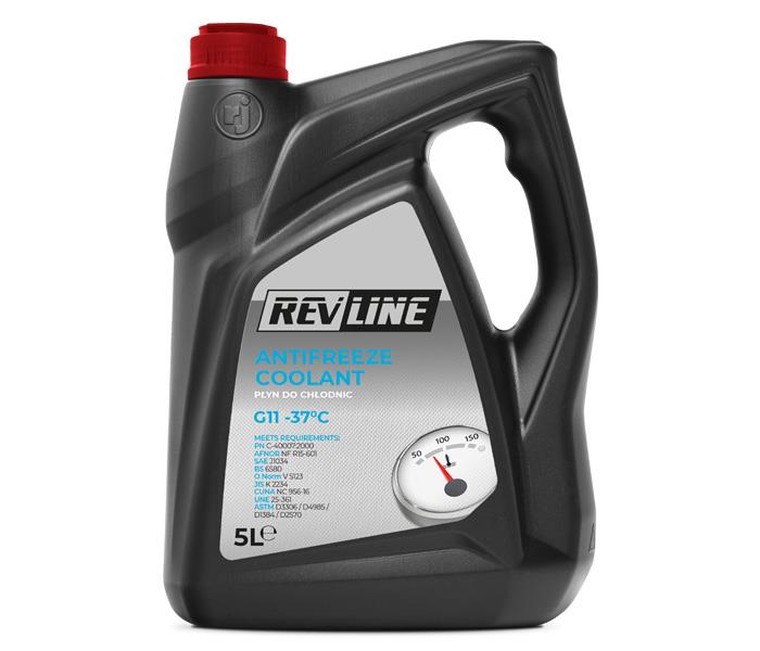 Revline RV1241588 Antifreeze Revline G11, -37°C, 5 L RV1241588