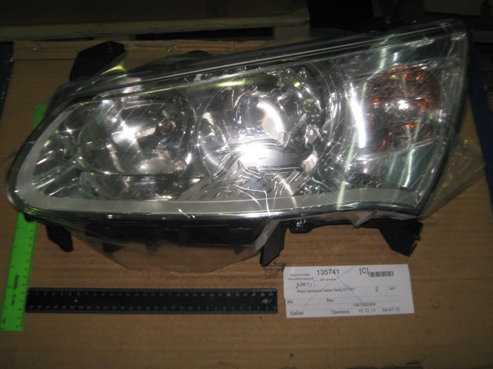 Geely 1067002009 Headlight left 1067002009