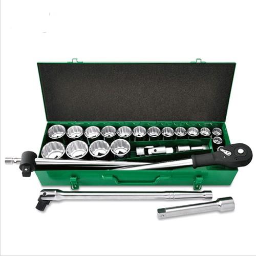 Toptul GCAD2405 Tool kit inch 3/4 "24 units. (12-gr.) Metal case GCAD2405