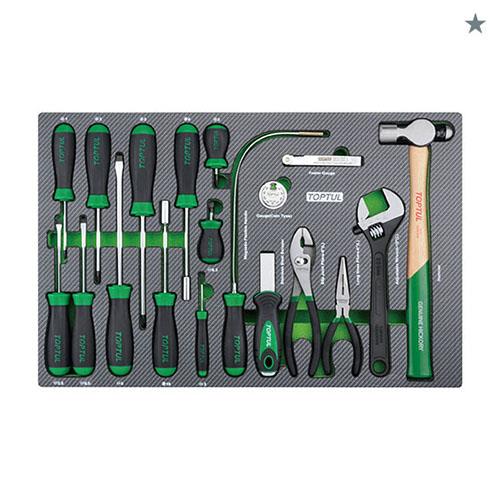 GED1916 Toptul The tool kit combined 19 units. (in the tool tray) TOPTUL GED1916