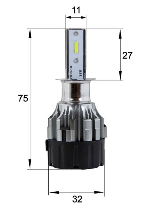 LED bulbs kit Sho-Me G9.3 H3 24V 35W 6000K Sho-Me SM G9.3 H3