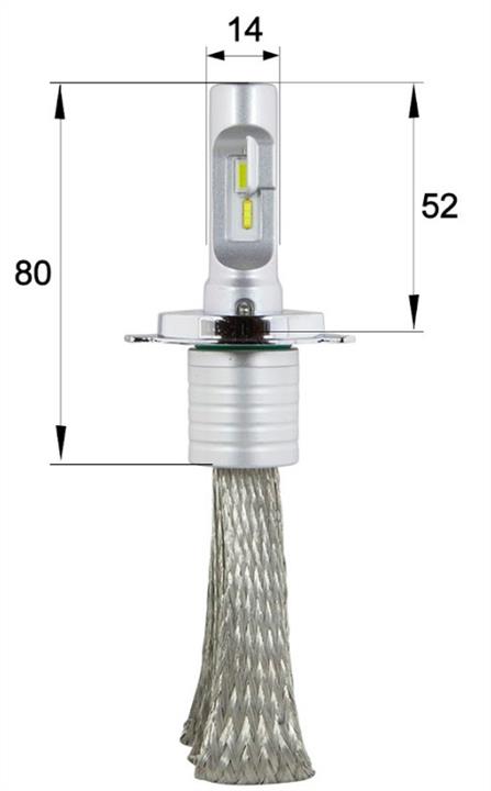 LED bulbs kit Sho-Me G9.2 H4 12V 20W 6000K Sho-Me SM G9.2 H4