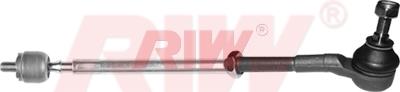RIW Automotive RN20263835 Steering rod with tip right, set RN20263835