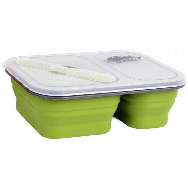 Tramp TRC-090-OLIVE Silicone container, 2 compartments (900ml), olive TRC090OLIVE