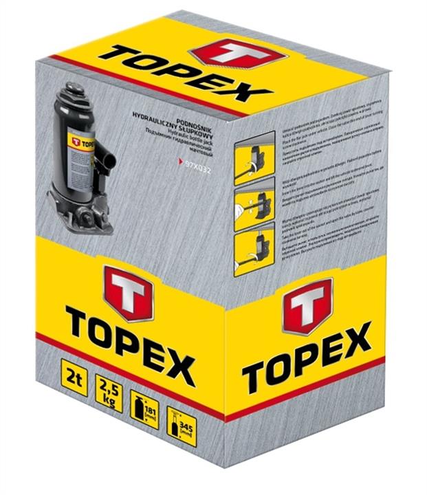 Topex 97X032 Hydraulic bottle jack 2t, to 116mm, 2,5kg 97X032