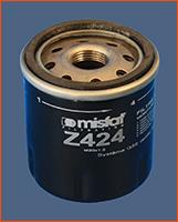 Misfat Z424 Oil Filter Z424