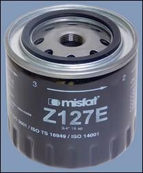 Misfat Z127E Oil Filter Z127E