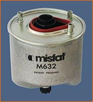 Misfat M632 Fuel filter M632