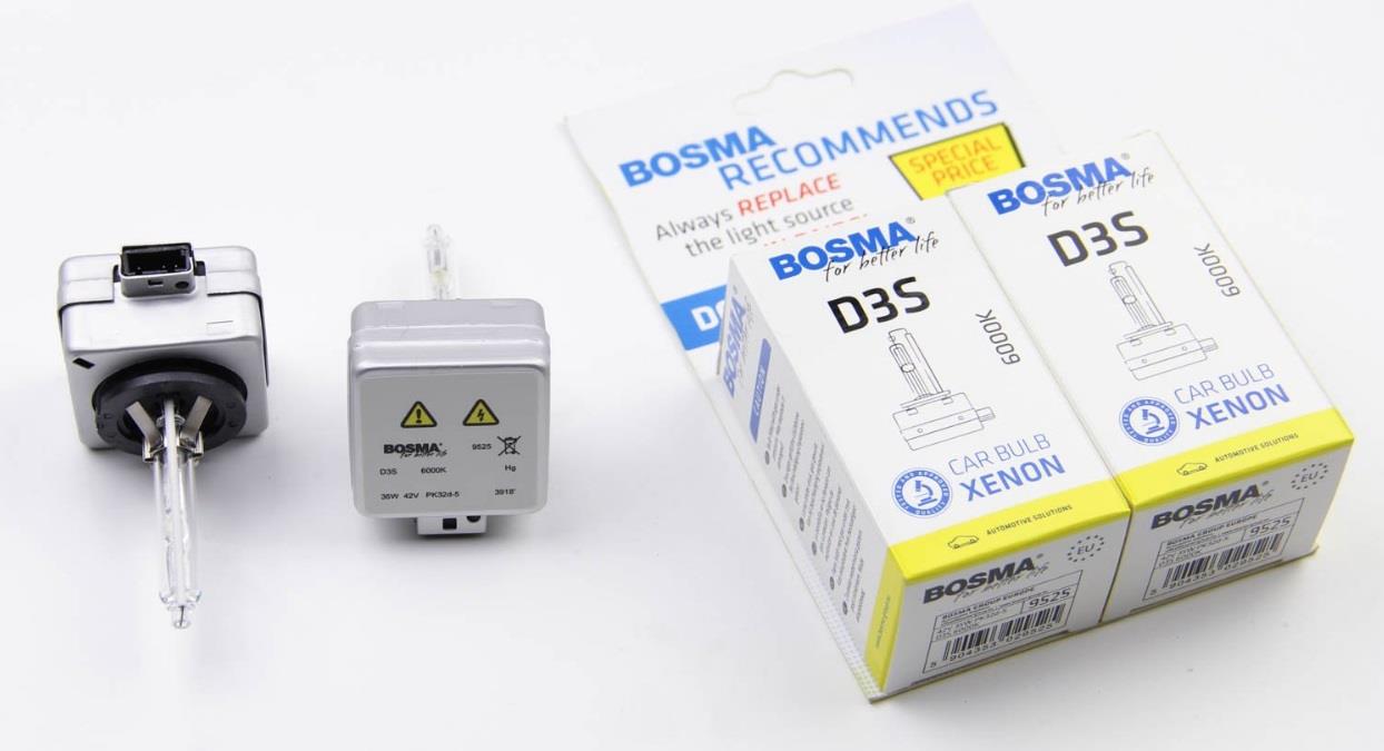 Bosma 9525D Xenon lamp BOSMA D3S 42V 35W 6000K (2 pcs.) 9525D