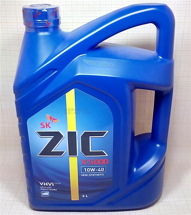 ZIC 172658 Engine oil ZIC X5000 10W-40, 6 l 172658