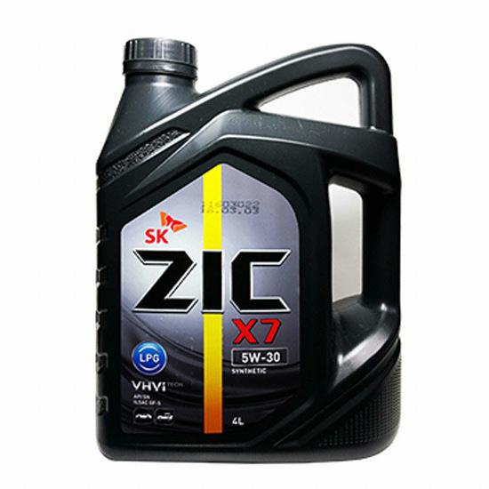 ZIC 162672 Engine oil ZIC X7 LPG 5W-30, 4L 162672