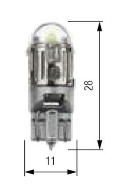 LED lamp T10 (2 pcs.) Bosma 6537