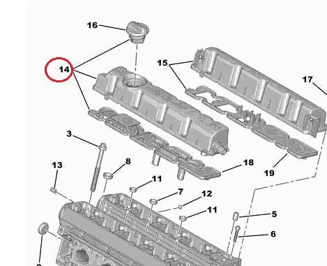 Citroen/Peugeot Rocker cover – price 667 PLN