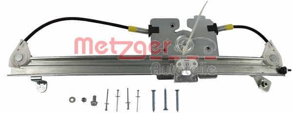 Window winder mechanism Opel Meriva: 2160356 Metzger Window Regulator