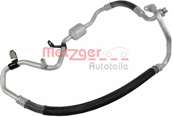Metzger 2360047 High-/Low Pressure Line, air conditioning 2360047