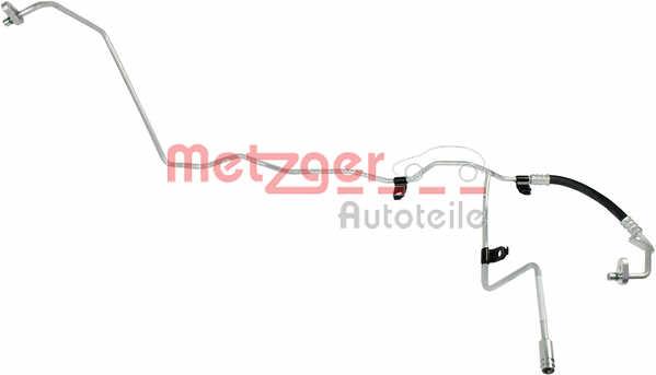 Metzger 2360054 High-/Low Pressure Line, air conditioning 2360054