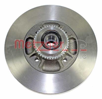 Metzger 6110191 Rear brake disc, non-ventilated 6110191