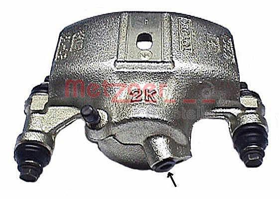 Metzger 6250661 Brake caliper 6250661