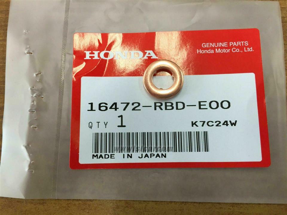 Honda 16472-RBD-E00 O-RING,FUEL 16472RBDE00
