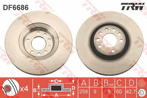 Buy TRW DF6686 at a low price in United Arab Emirates!