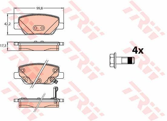 Buy TRW GDB2156 at a low price in United Arab Emirates!
