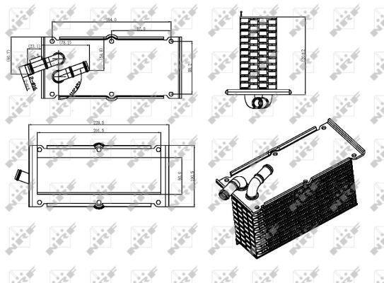 NRF Intercooler, charger – price 345 PLN