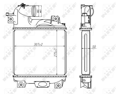 NRF Intercooler, charger – price 633 PLN