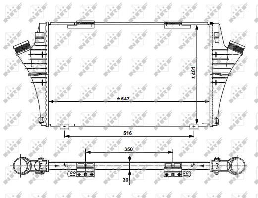 NRF Intercooler, charger – price 495 PLN