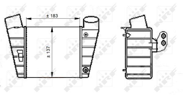 NRF Intercooler, charger – price 416 PLN