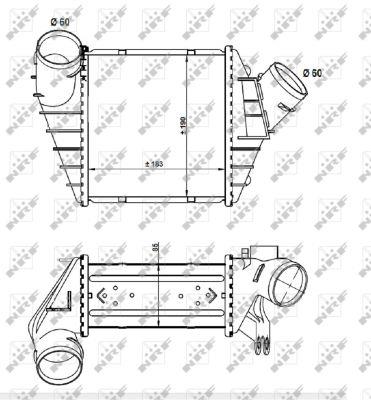 NRF Intercooler, charger – price 346 PLN